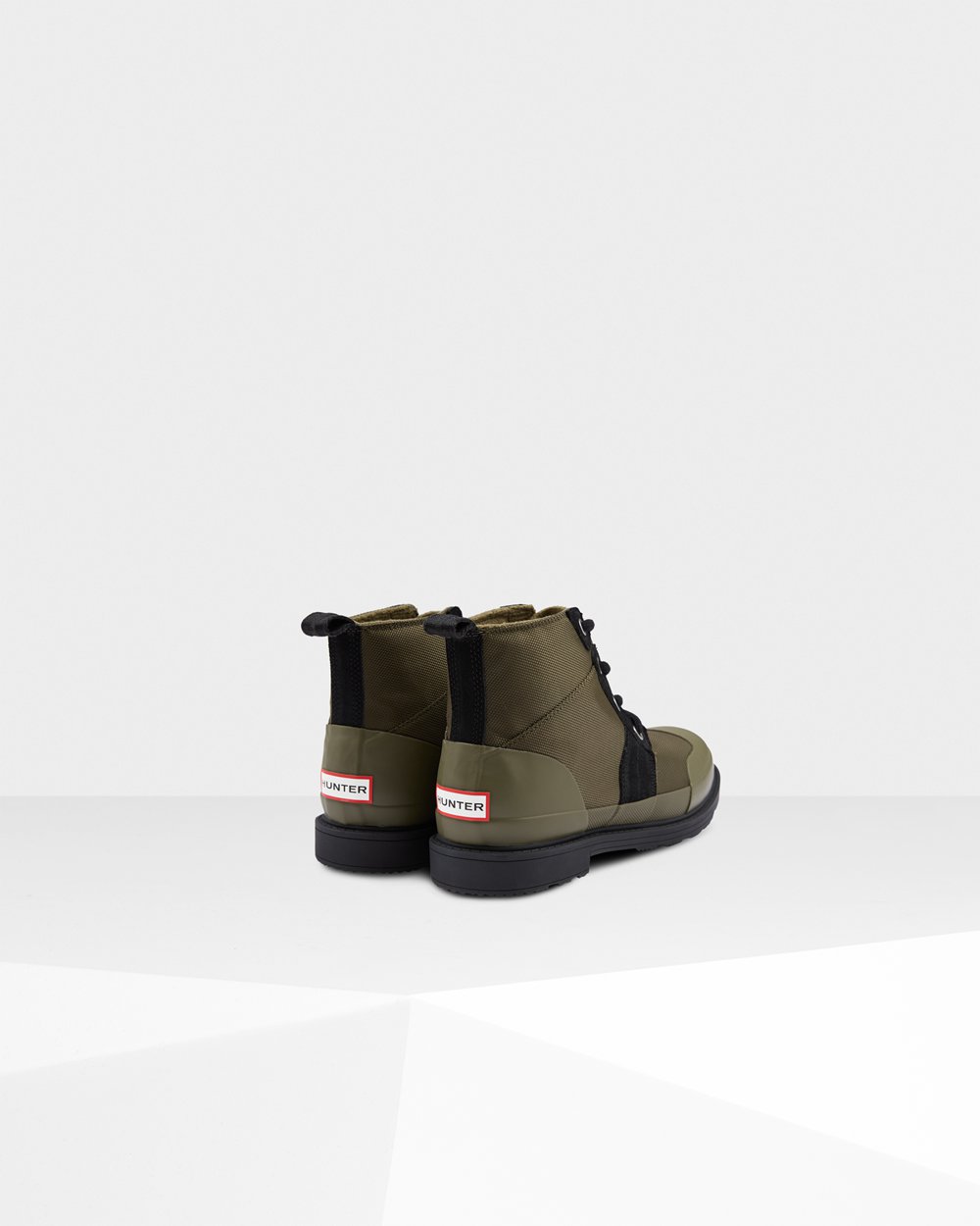 Botins Hunter Homem Pretas/Verde Oliva - Original Insulated Commando - 30AHZOSCD